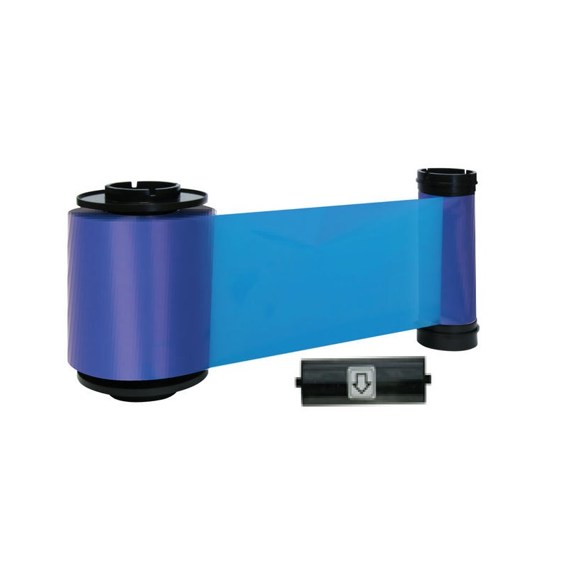 Picture of Smart-70 blue without overlay ribbon/dye film (K) - 3000 print. Smart 55659195 / 659195.